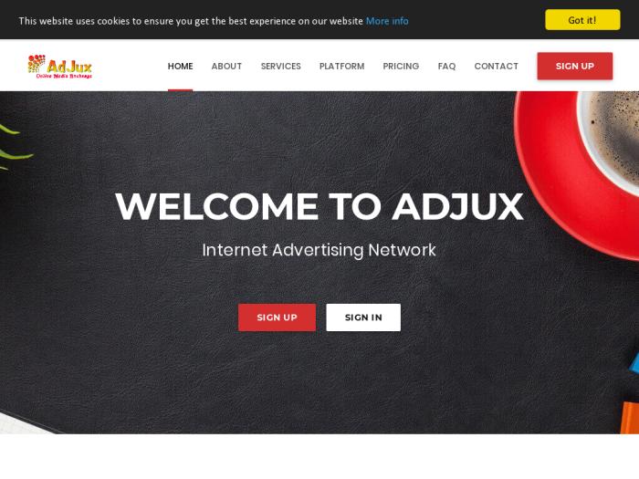 Adjux партнерская программа