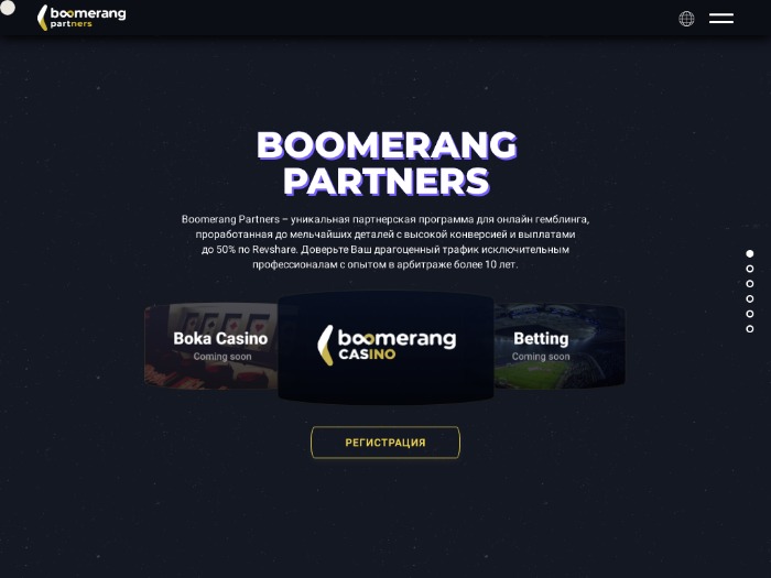 Boomerang partners партнерская программа