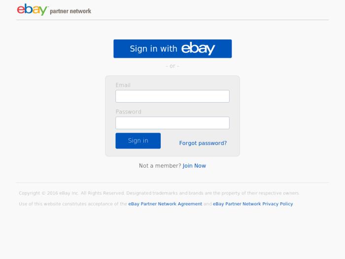 eBay партнерская программа