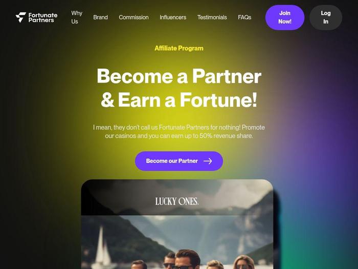 Fortunate.partners партнерская программа