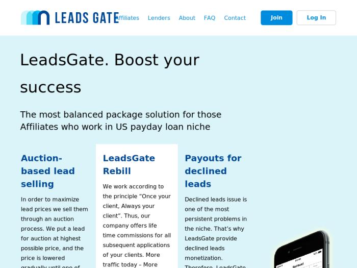 LeadsGate партнерская программа