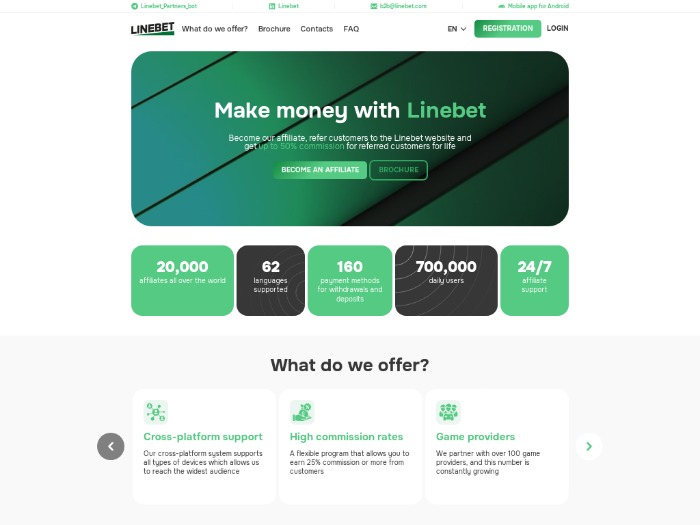 Linebet Partners партнерская программа