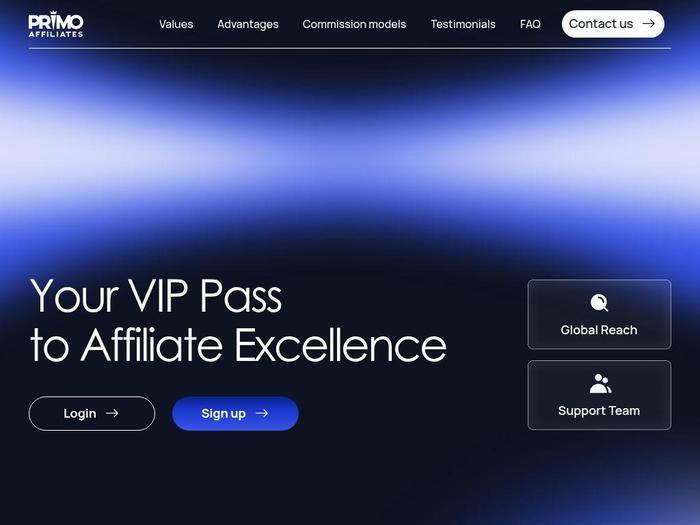PrimoAffiliates партнерская программа